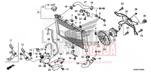 RADIATEUR NC700DD de 2013